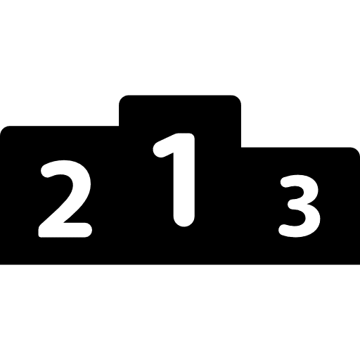 Podium winners 123 sports icon