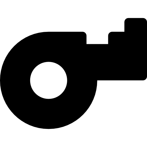 Whistle scoccer sport football icon