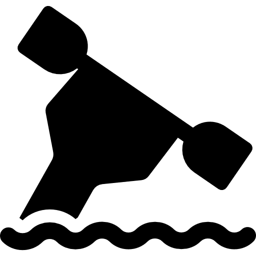 Kayak oak water sports athletic icon