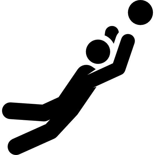 Ball games sports ball basketball stick man icon