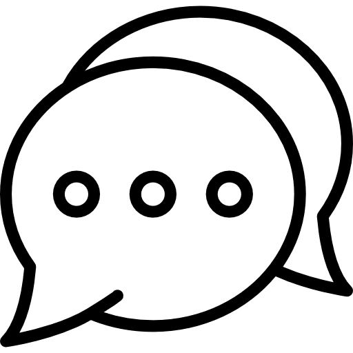 Chat bubble speech conversation message icon