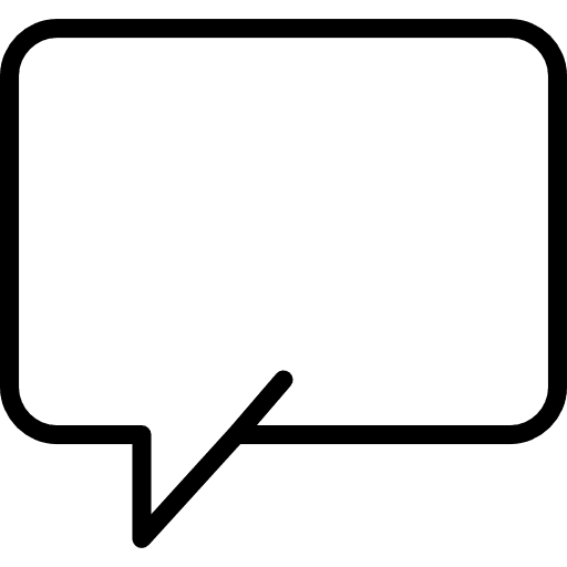 Chat comment bubble speech message icon