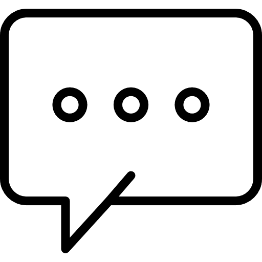 Chat interface chat message icon