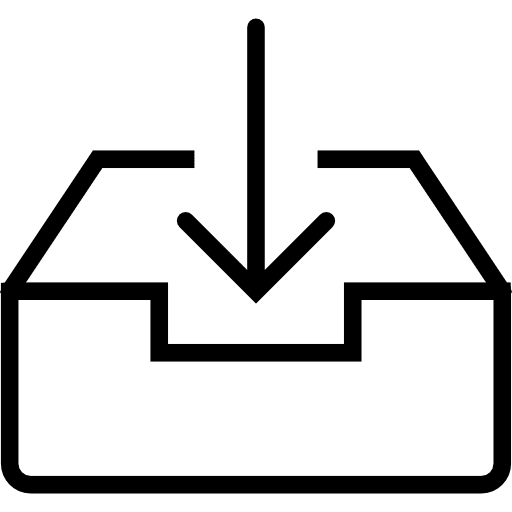 Inbox tool mail tray icon