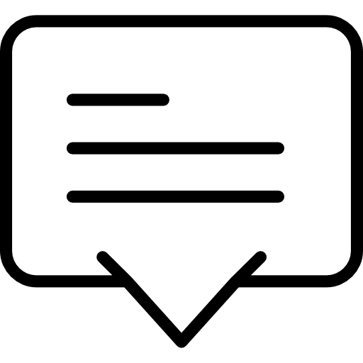 Chat comment bubble speech message icon