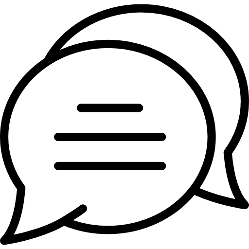 Chat conversation chat interface icon