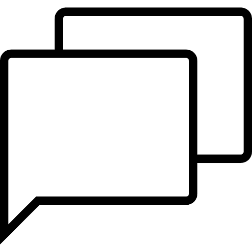 Chat interface chat message icon