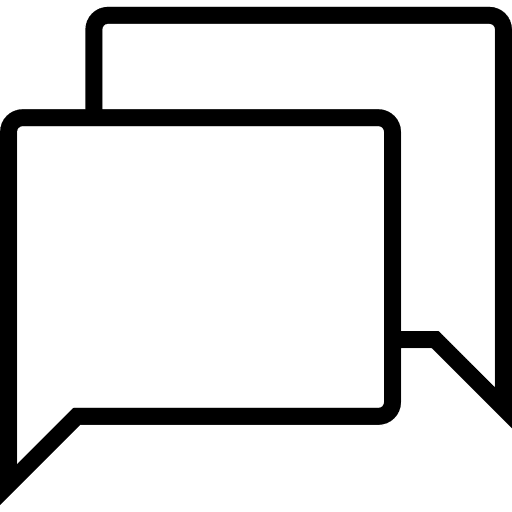 Chat interface message chat icon