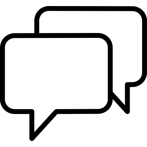 Chat message chat interface icon