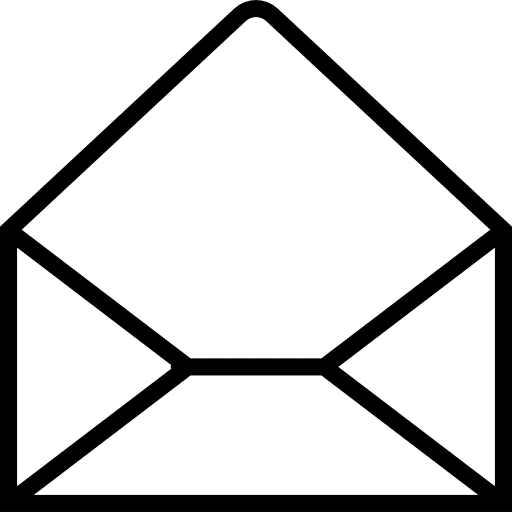 Envelope interface message open icon