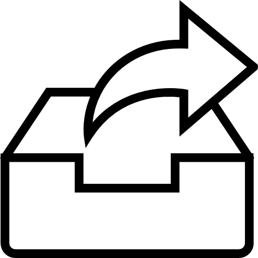 Archive share filing cabinet storage icon