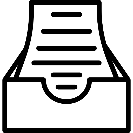 Inbox symbols symbol tray icon