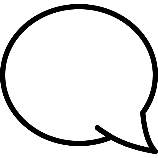 Chat speech bubble interface bubble speech icon