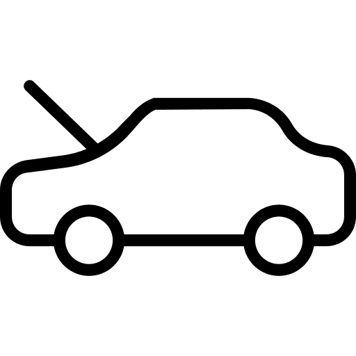 Car transportation automobile transport icon