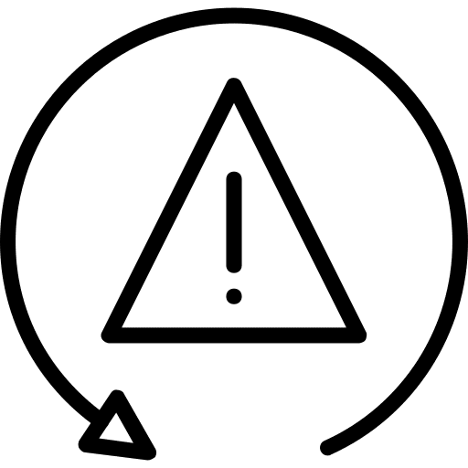 Warning signs notice transportation icon