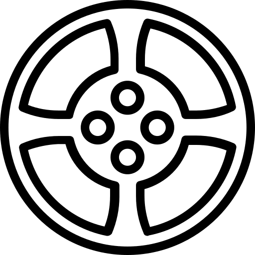 Alloy wheel alloy wheel transportation car icon