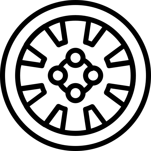 Alloy wheel wheel alloy wheel automobile icon