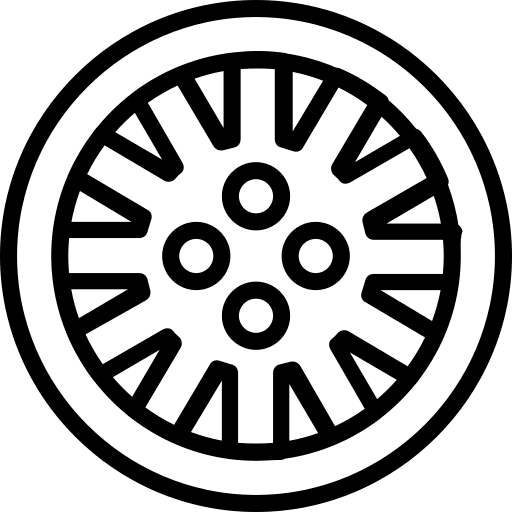 Alloy wheel wheel car vehicle icon