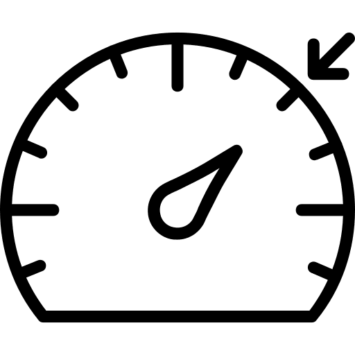 Dashboard transportation velocity ui icon