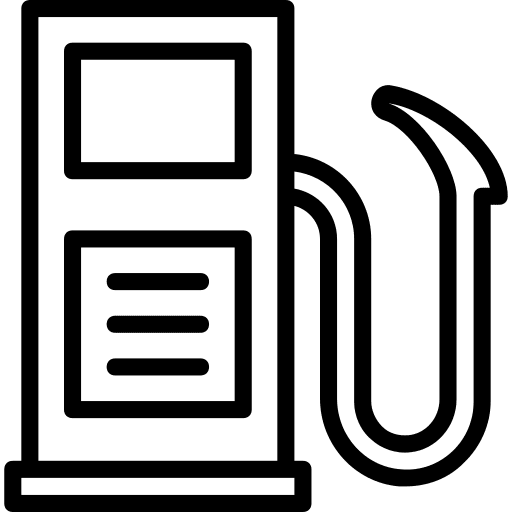 Gas station petrol station gasoline recharge icon