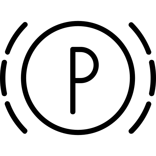 Parking signaling vehicle parking icon