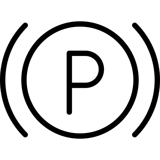 Parking vehicle automobile parking icon