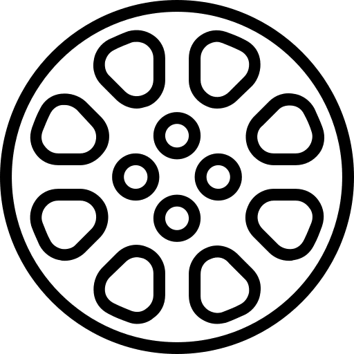 Alloy wheel transportation automobile transport icon