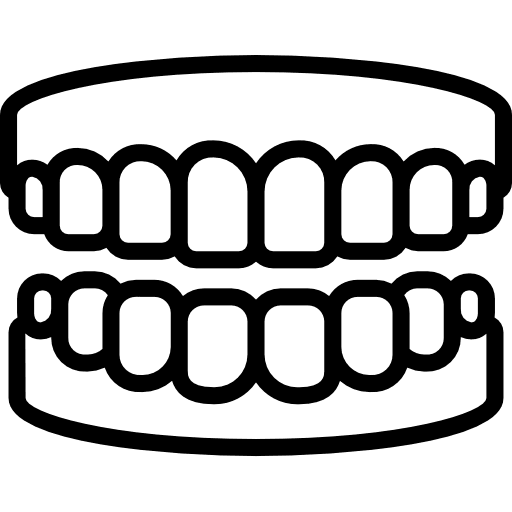 Teeth healthcare and medical teeth dentist icon