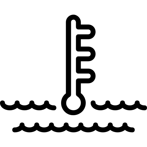 Temperature degrees fahrenheit tools and utensils icon