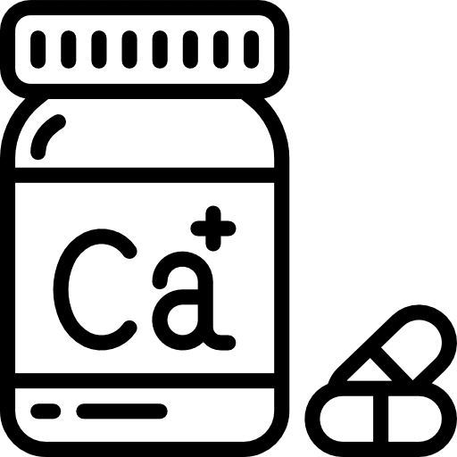 Calcium breakfast drink healthy food icon