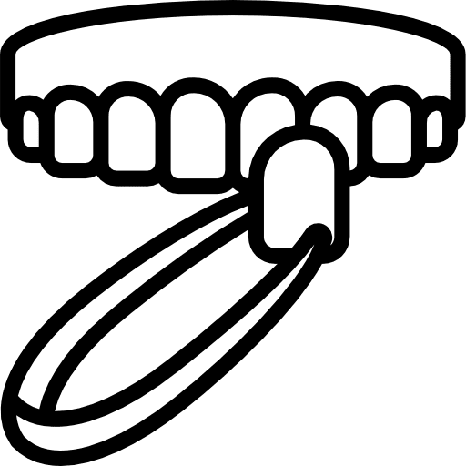 Dental veneer repair clean dental icon