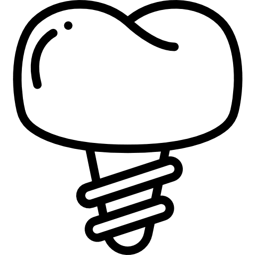 Implant dental implant health clinic implant icon