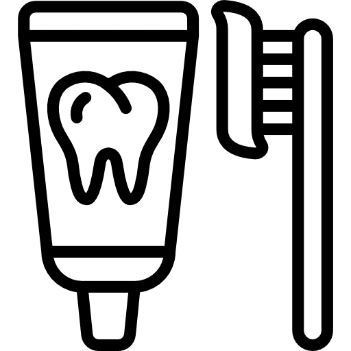 Toothbrush health care toothbrush tooth paste icon