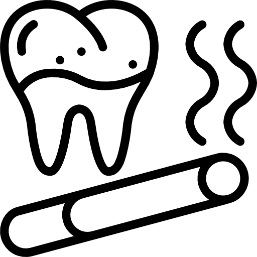 Tooth health care unhealthy teeth icon
