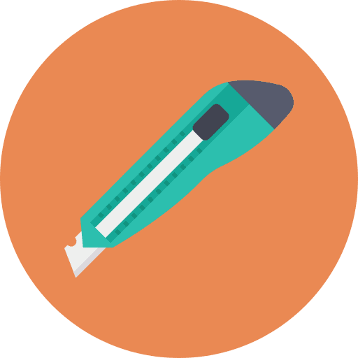 Cutter cutting cutter education icon