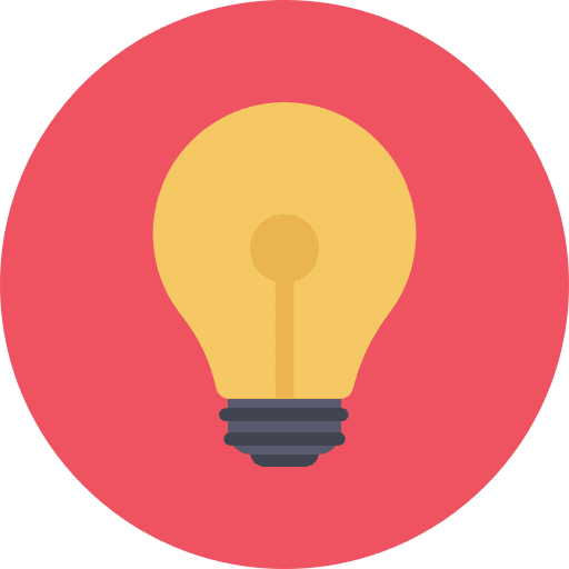 Light bulb business and finance idea light bulb icon