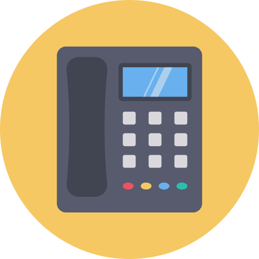 Landline electronics communications landline icon