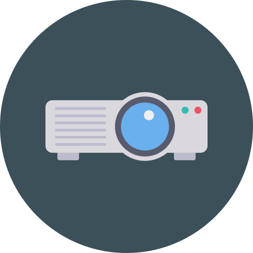 Projector presentation projector office material icon