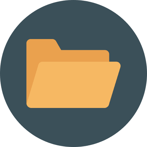 Folder file storage data storage folder icon