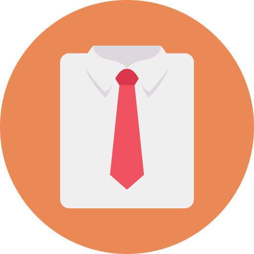 Shirt business and finance fashion uniform icon