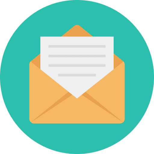 Email message envelope dm icon