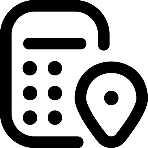 Location tracking shipping logistics icon Location tracking shipping logistics icon