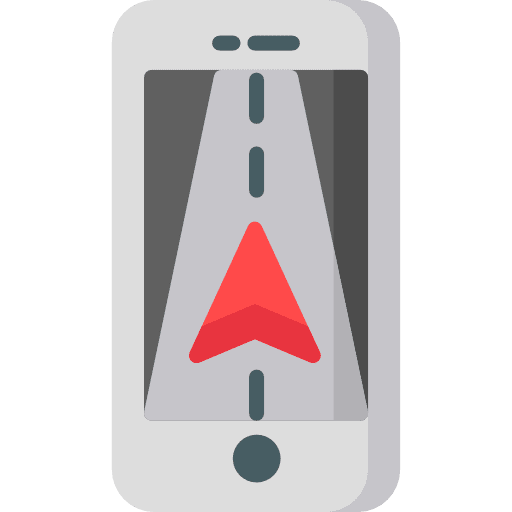 Gps navigation communications cellphone icon Gps navigation communications cellphone icon