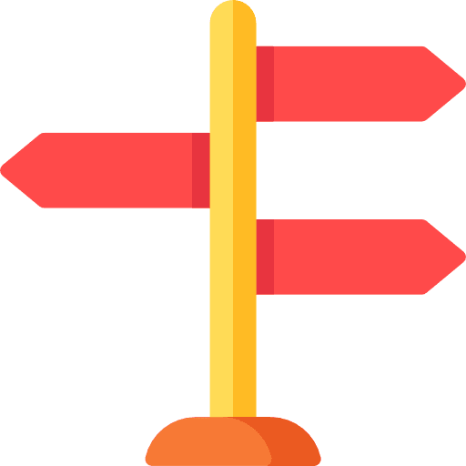 Signpost maps and location orientation signpost icon Signpost maps and location orientation signpost icon