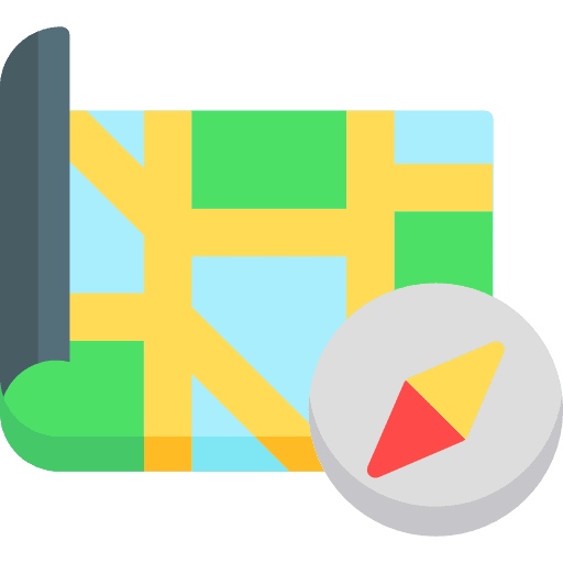 Map position maps and location compass icon Map position maps and location compass icon