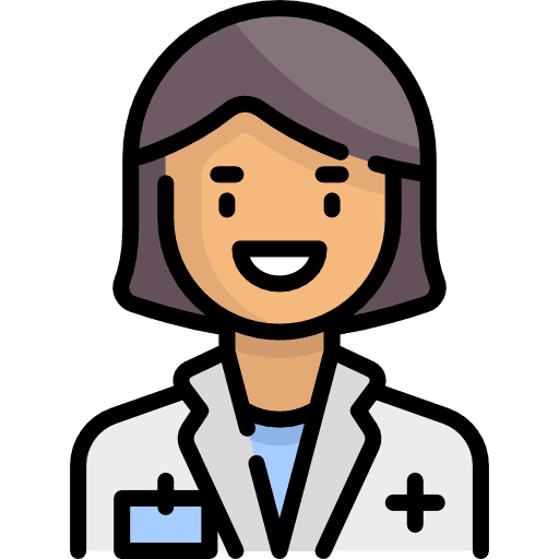 Doctor profile people woman icon