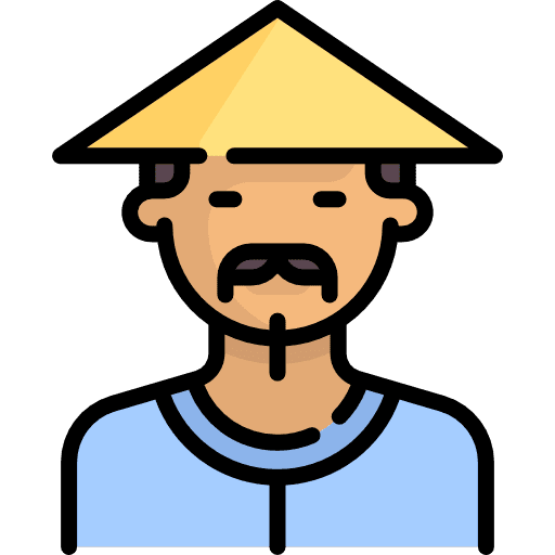 Farmer avatar people man icon