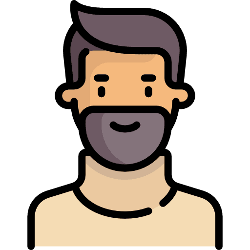 Man social white man profile icon