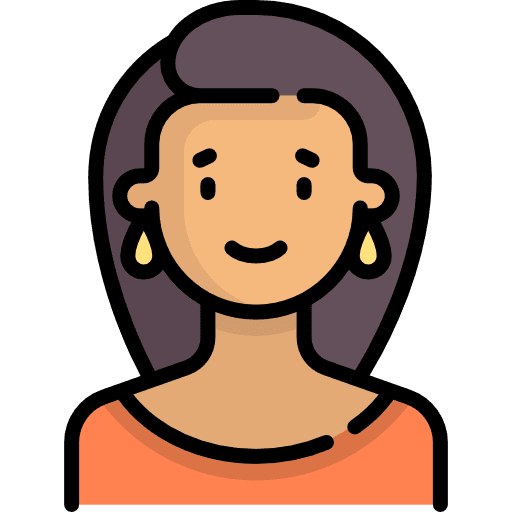 Woman user avatar social icon