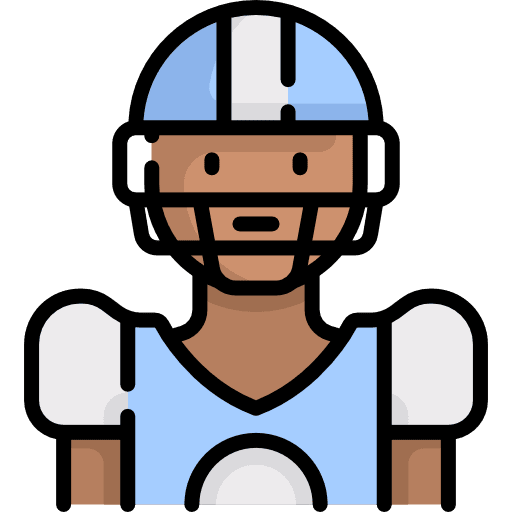 American football player people avatar profile icon